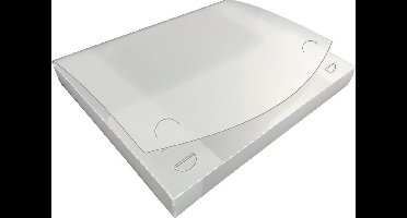 EXXO-HFP #36546 - Handige A4XL Documentenbox - Robijn rood - 2 Stuks