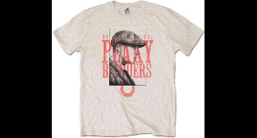 Peaky Blinders - Red Logo Tommy Heren T-shirt - L - Creme
