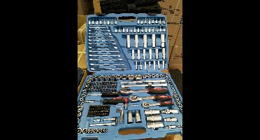 Sthor Ratelset 216-delig metaal 58691