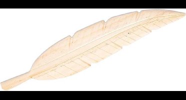 Yogi & Yogini naturals Houten veer (23 cm)