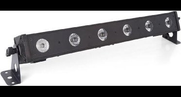 LEDBAR - 6 x 6 W-LED - WARM-/KOUDWIT - DMX-STURING (HQLB10003)