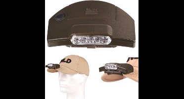 Fosco 5LED cap clip-on - hoofdlamp - groen