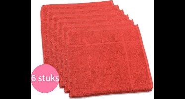 Clarysse Voordeelpakket Keukendoek Rood 6 stuks