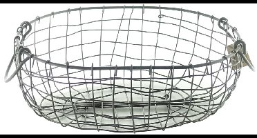 Esschert Design Ovale Draadmand Bruin 32cm