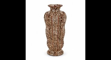 Suus Vaas Keramiek - Crème/Bruin - H 31 cm