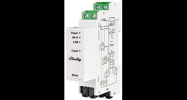 Shelly Pro 3EM 120A v2 Elektriciteitsmeter WiFi, Bluetooth Shelly