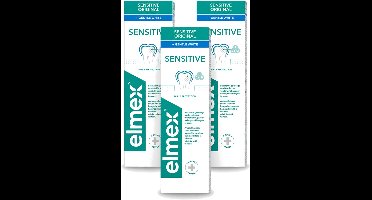 3 x Elmex - Tandpasta - Gentle White - Triple Protection - 75 ml - Voordeelverpakking - 3 stuks