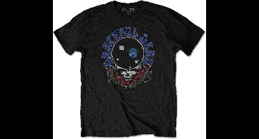 Grateful Dead - Space Your Face & Logo Heren Tshirt - M - Zwart