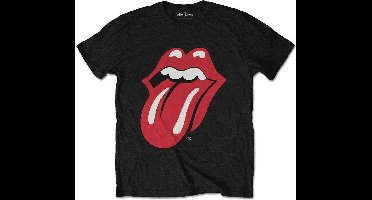 The Rolling Stones - Classic Tongue Kinder T-shirt - Kids tm 6 jaar - Zwart