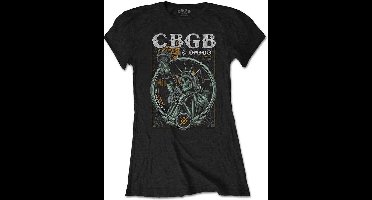CBGB - Liberty Dames T-shirt - 2XL - Zwart