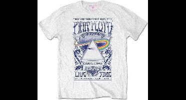 Pink Floyd - Carnegie Hall Poster Heren Tshirt - L - Wit