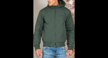 Fred Perry Hooded brentham jacket - court green