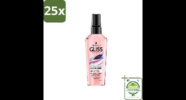 25 x Gliss - Haarserum - Split End Miracle - Tegen Gespleten Haarpunten - 75 ml - Grootverpakking - Gespleten Haarpunten - Haar Serum - Haarverzorging - Haarherstel - Haarserum Gliss