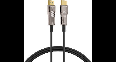 EFB Elektronik HDMI-20-00007 HDMI kabel 10 m HDMI Type A (Standaard) Zwart, Roestvrijstaal