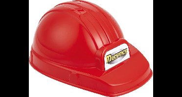 Ecoiffier bouwhelm speelgoed rood - Mecanics helm voor kinderen.