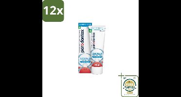 Parodontax Tandpasta Complete Protection Extra Fresh 75 ml - Voordeelverpakking - 12 stuks - Mondhygiëne - Bloedend tandvlees