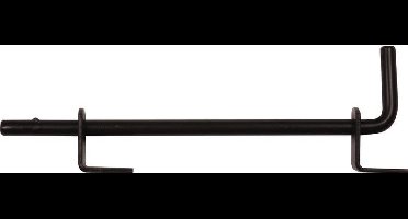 Waelbers grondgrendel zwart 16-400