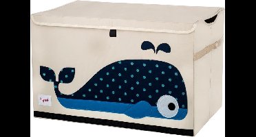 3 Sprouts Speelgoedkist - Walvis