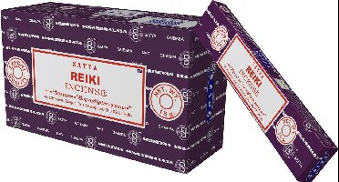 Satya Reiki wierookstokjes - doos met 12 pakjes van 15 gram