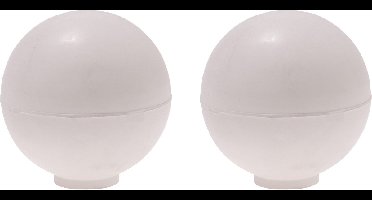 Protect-it Deurstopper/deurbuffer Golf - 2x - D35mm - rubber - wit