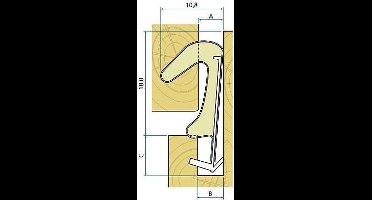 Q-Lon 3109 Groefbreedte 40-50mm per 25M Wit