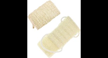 naturae dorum Scrubband en scrubhandschoen sisal