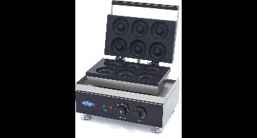 Donutmaker - 6 Donuts - Ø 8 cm - Ingebouwde Timer