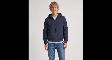 Fred Perry Marineblauwe Brentham jas met capuchon