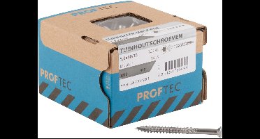 Vlonderschroeven - Torx 25 - 5x60mm - RVS-410 - Deeldraad (100 stuks)