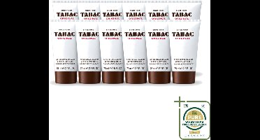 12 x Tabac Original Men - Aftershave Balsem - Verzachtend - 75 ml - Wasstrips - Aftershave Balsem - Huid Verzachten - Huid Kalmeren - Scheren Na - Droge Huid