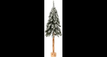 Kaemingk kunstkerstboom besneeuwd op stam 120 cm