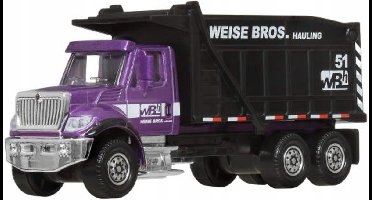 Matchbox Working Rigs Truck - Paars Kipperspeelgoed