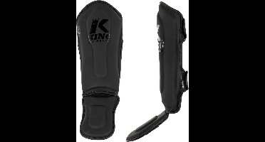 King Scheenbeschermers Kids 3 - PU - Zwart - L