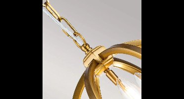 Feiss LED Hanglamp Corinne | 3X E14 Max 60W | Dimbaar | Burnished Brass