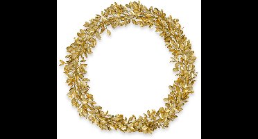 vtwonen - Kerstkrans Ornament - Metaal - Goud - 32 cm