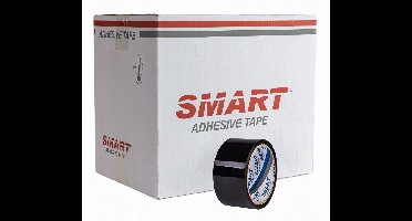 SMART Pakband Zwart Acryl 48mm x 50y - 36 stuks
