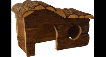 Gebr de Boon knaagdierhuis golfdak medium natural