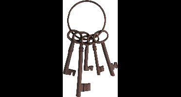 Esschert Design Decoratieve Sleutelbos 22,5 Cm Gietijzer Bruin