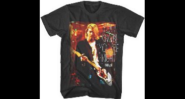 Kurt Cobain - You Know You're Right Heren T-shirt - L - Zwart