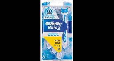 Gillette - Blue 3 Cool - Wegwerpscheermesjes - Comfort Fresh - 6 Scheermesjes
