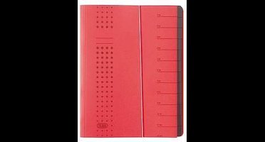 Elba chic 400001993 Ordner Rood DIN A4 Colorspankarton Aantal vakken: 12