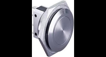 Bulgin MP0038 MP0038 Vandalismebestendige druktoets 250 V/AC 5 A 1x uit/(aan) Moment (Ø x l) 27.8 mm x 25.2 mm IP66 (fr