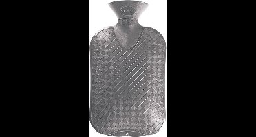 Fashy warm water kruik - rib antraciet
