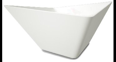 Black+Blum - Forminimal Saladeschaal met couvert - Wit