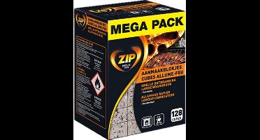 ZIP Aanmaakblokjes Mega Pack - 128 blokjes