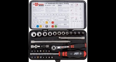 Doppenset multi 1/4 Zebra 33-delig