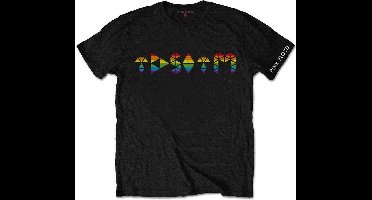 Pink Floyd - Dark Side Prism Initials Heren T-shirt - XL - Zwart
