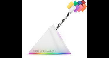 FragON Citadel - Gaming Muis Bungee - RGB met Kleurrijke Clips - Wit
