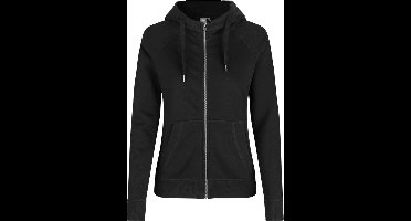 ID Hoodie Core Vest met Rits Dames Zwart - Maat 3XL