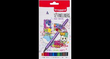 Bruynzeel Fineliners, 12st.